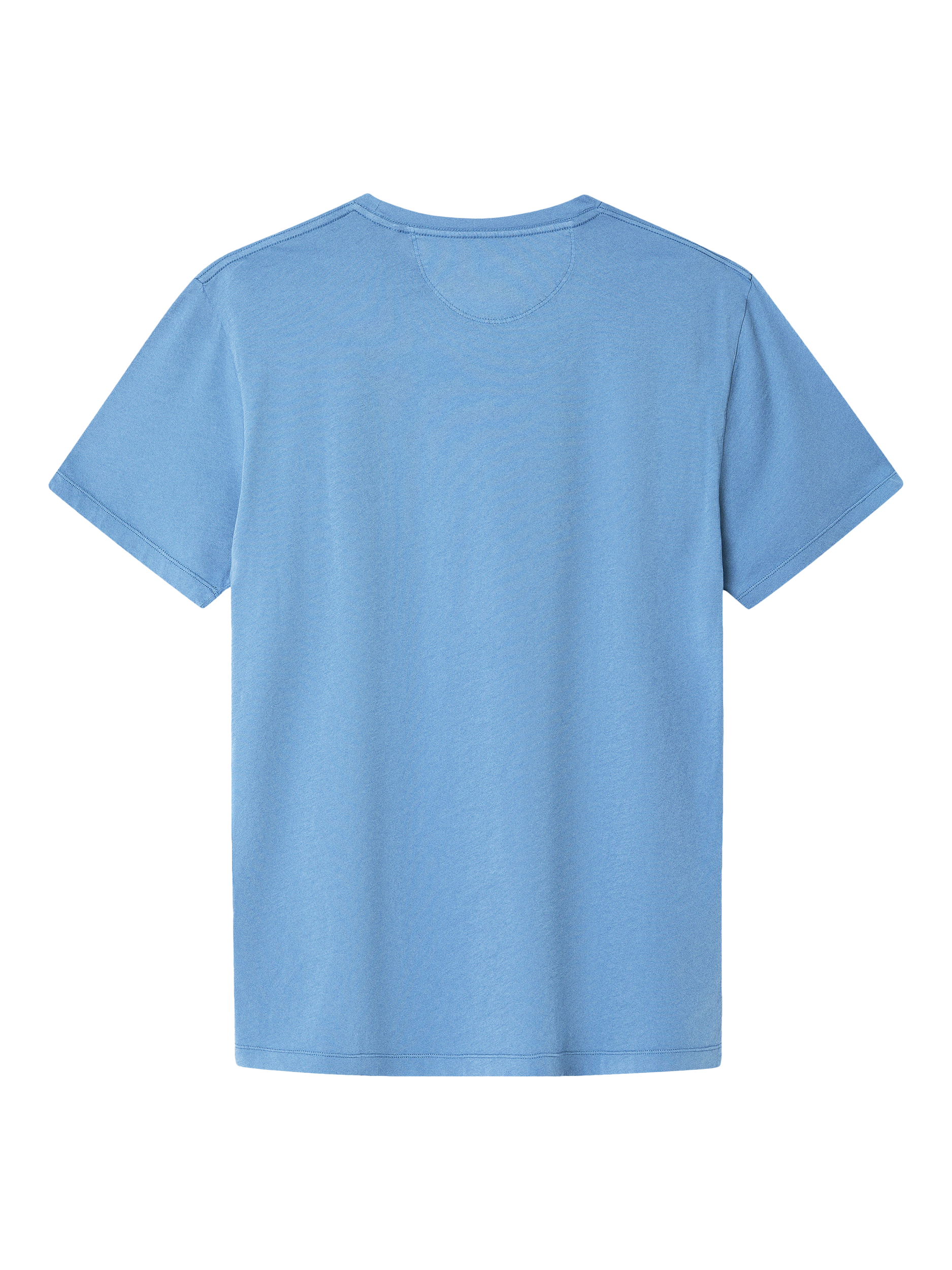 Product image 6 of 6, which shows Hackett London Cotton Classic Fit Short Sleeve T-Shirt, Sea Blue, XS