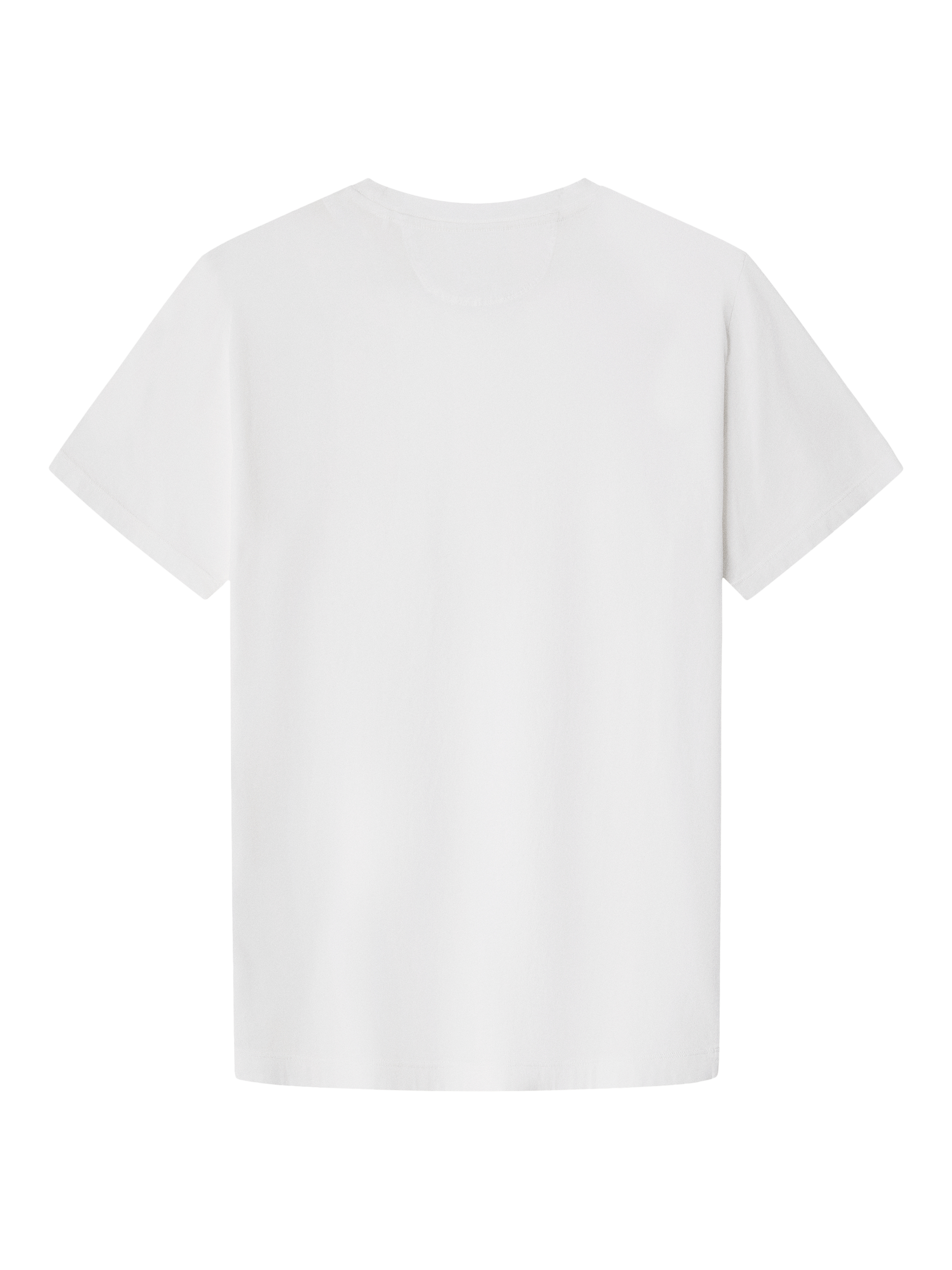 Product image 5 of 5, which shows Hackett London Cotton Classic Fit Short Sleeve T-Shirt, Off White, XS