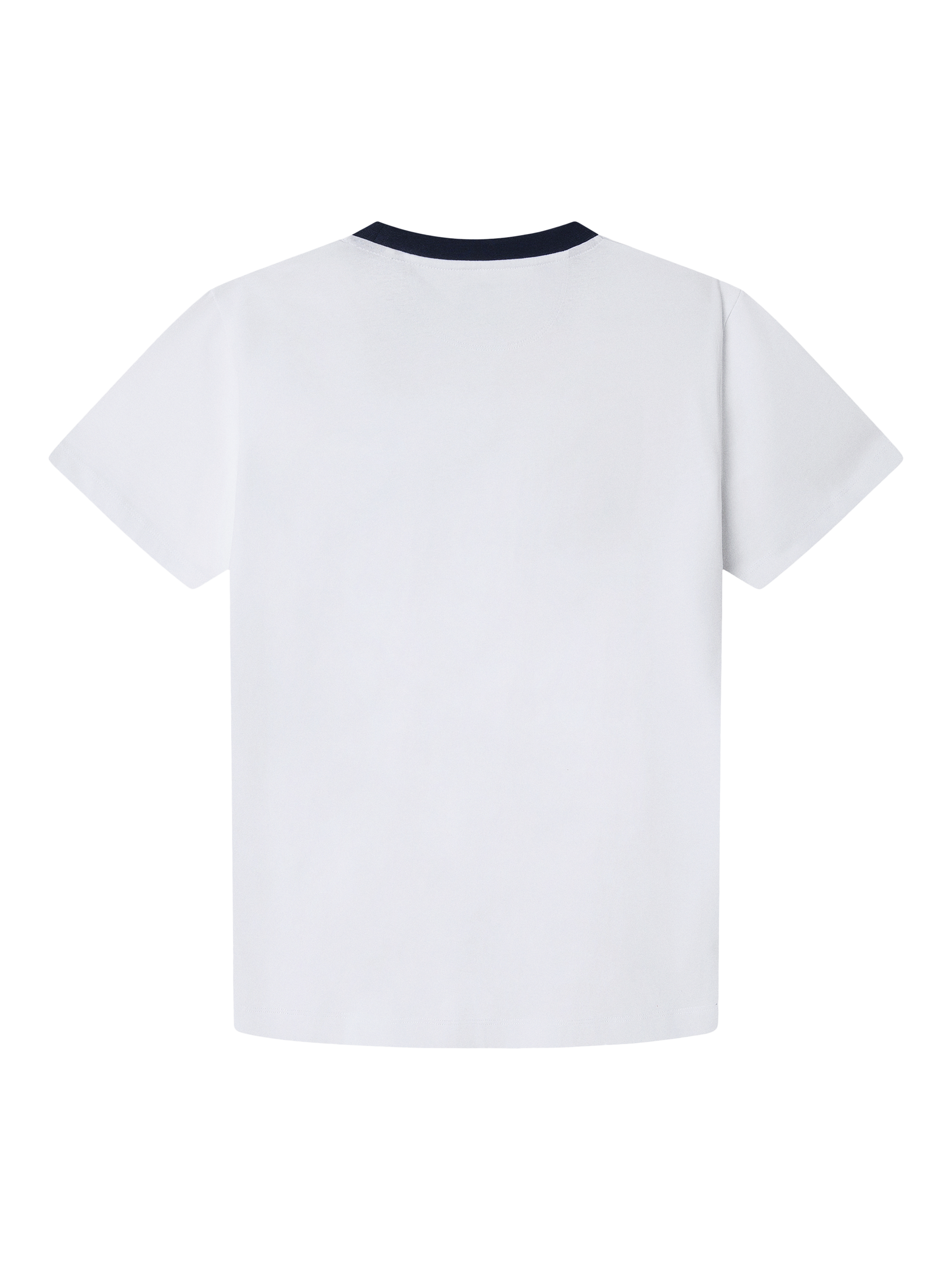 Product image 6 of 6, which shows Hackett London Cotton Regular Fit Short Sleeve Logo T-Shirt, Optic White, XS