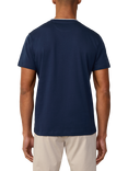 Hackett London Cotton Regular Fit Short Sleeve Print T-Shirt