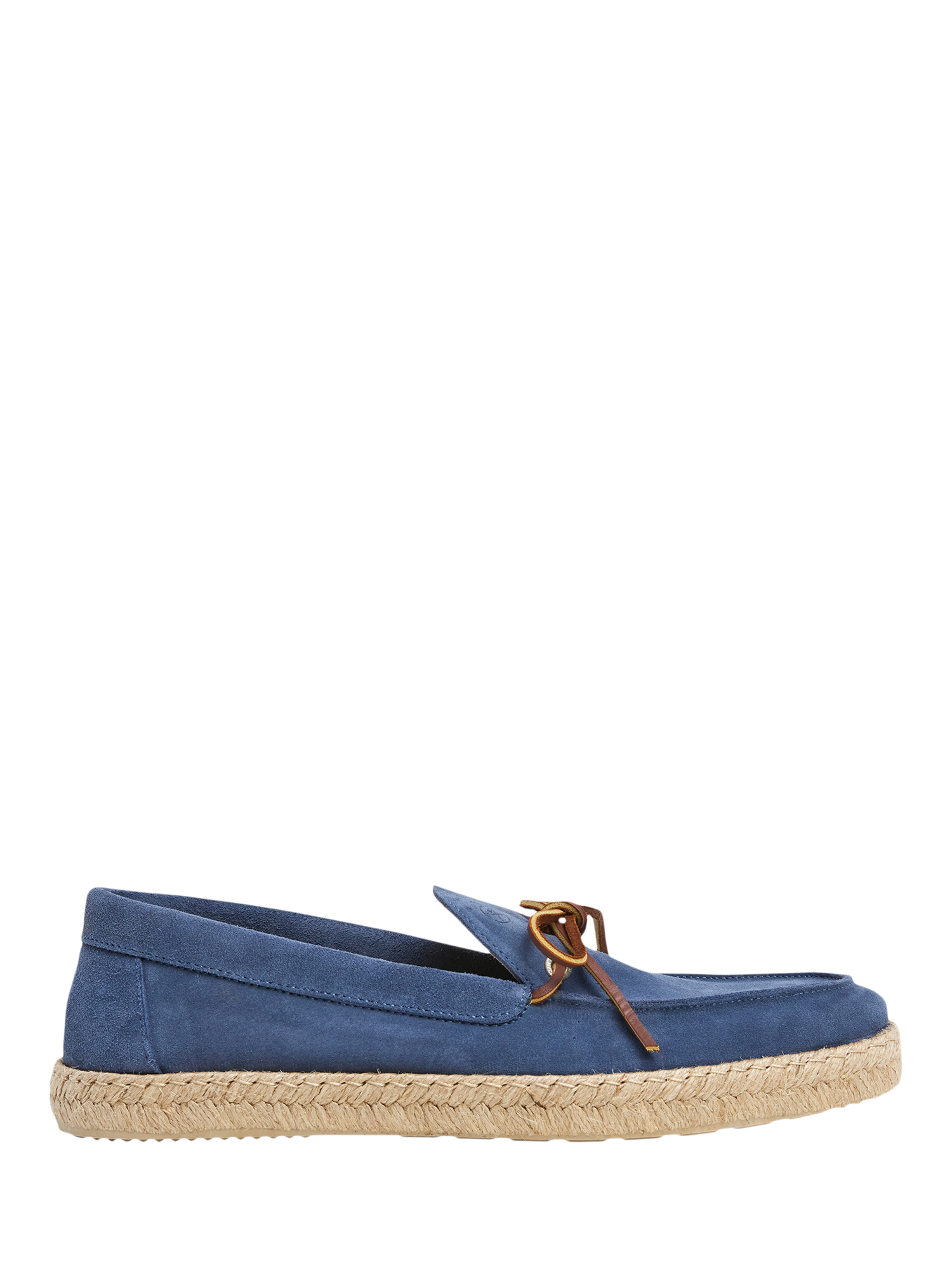 Product image 1 of 6, which shows Hackett London Suede Boat Espadrilles, Union Blue, 6