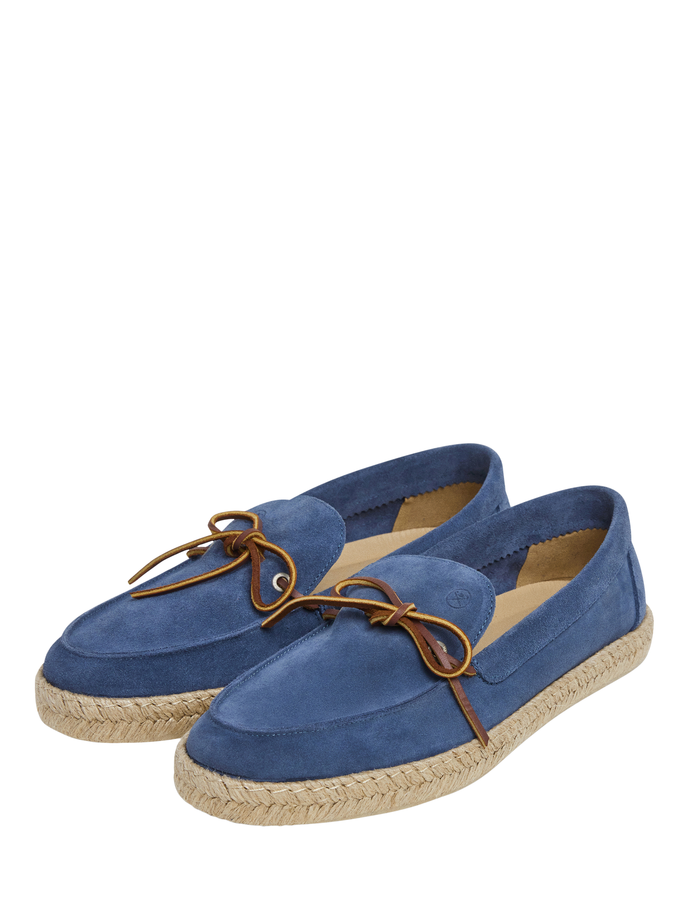 Product image 2 of 6, which shows Hackett London Suede Boat Espadrilles, Union Blue, 6