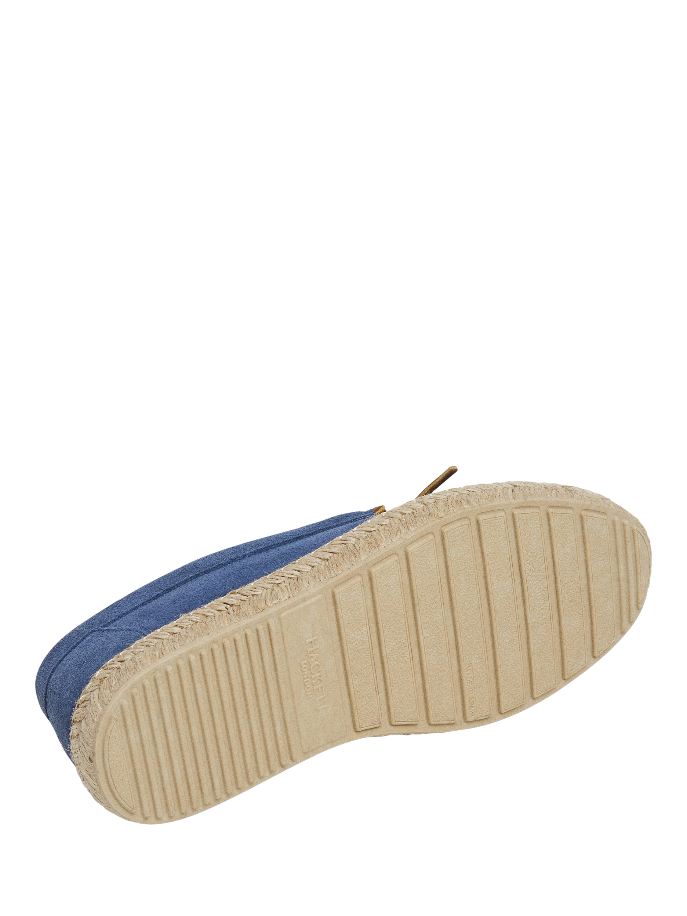 Product image 6 of 6, which shows Hackett London Suede Boat Espadrilles, Union Blue, 6