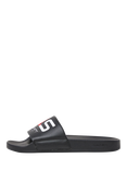 Hackett London Logo Sliders, Black, Black