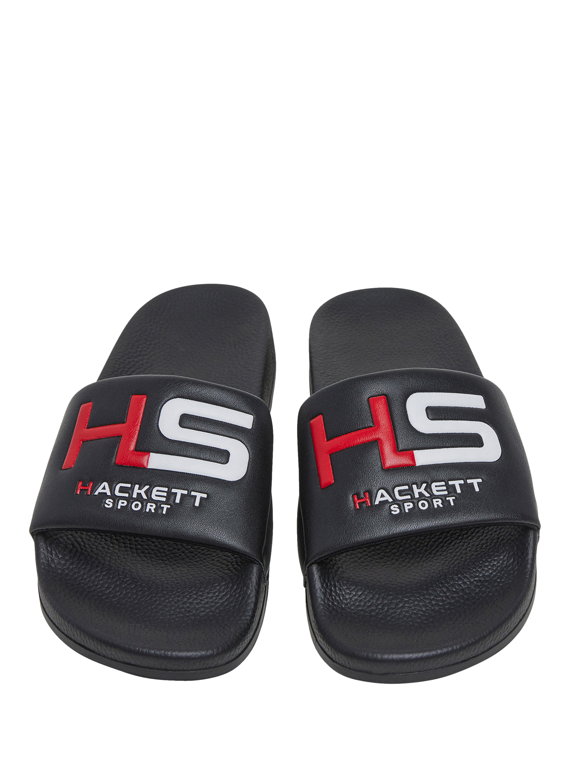 Product image 3 of 5, which shows Hackett London Logo Sliders, Black, 11