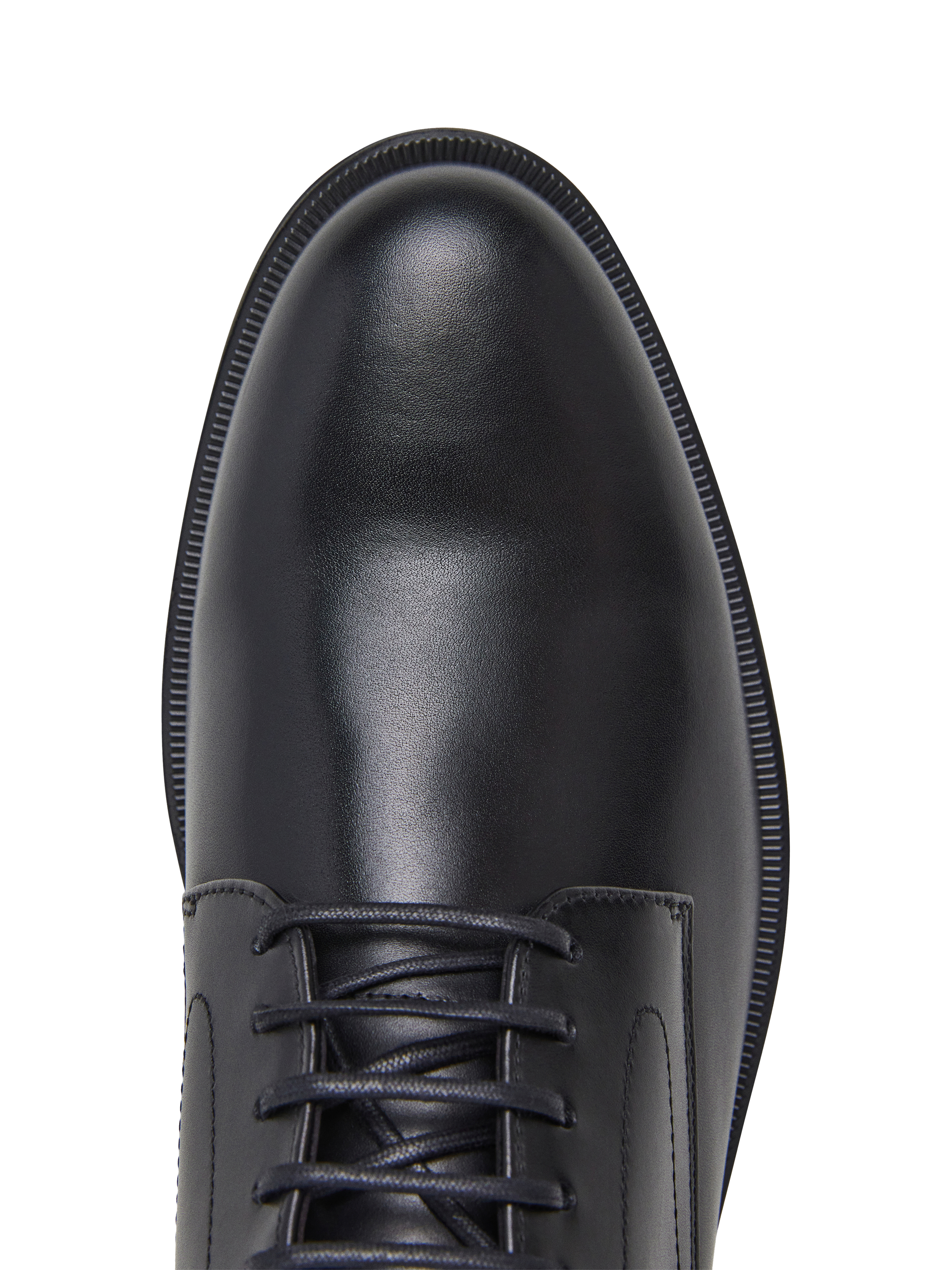 Product image 5 of 5, which shows Hackett London Duke Leather Blucher Shoes, Black, 11