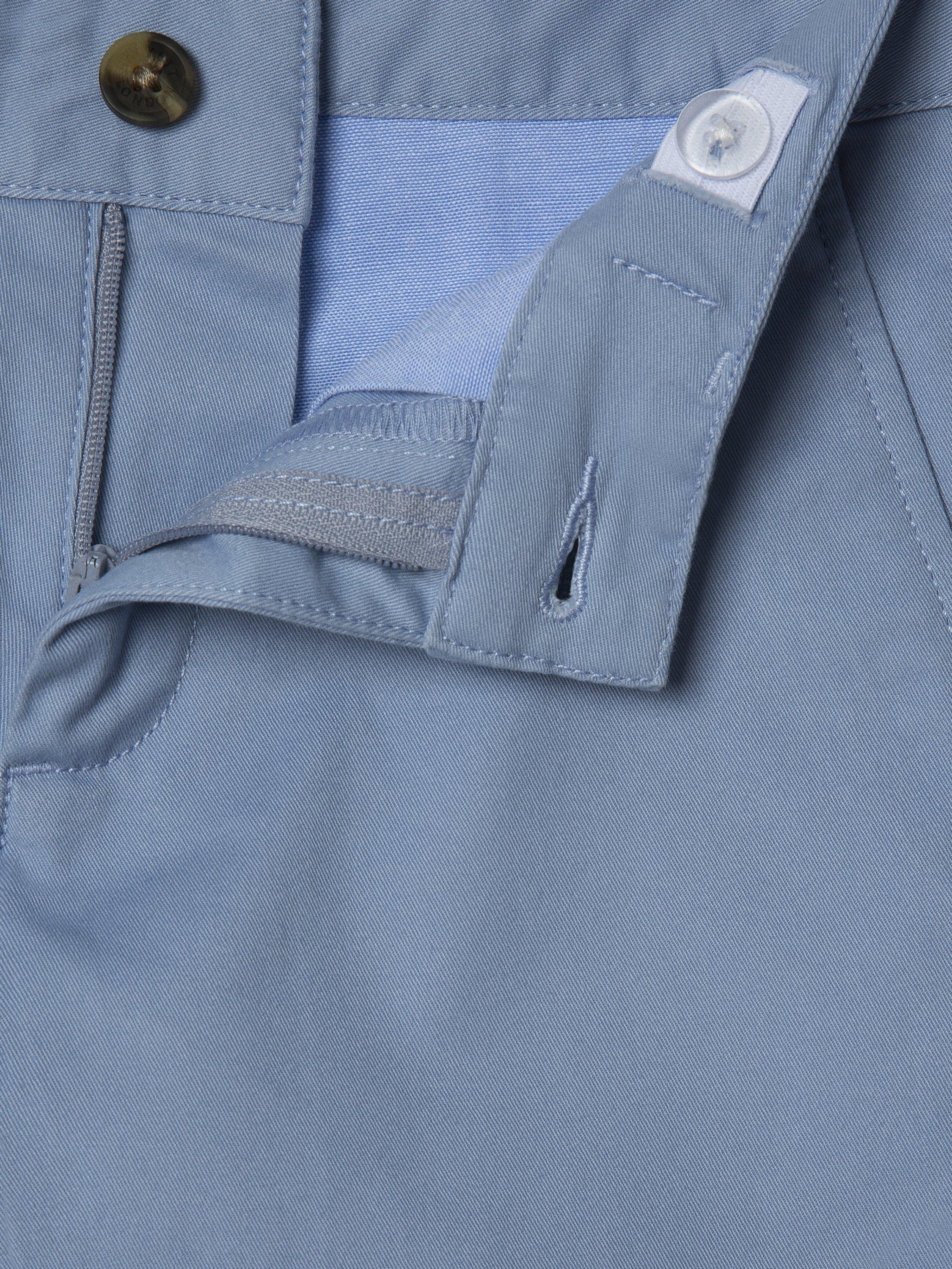 Product image 3 of 4, which shows Hackett London Kids' Cotton Twill Regular Fit Chino Shorts, Spa Blue, 2 years
