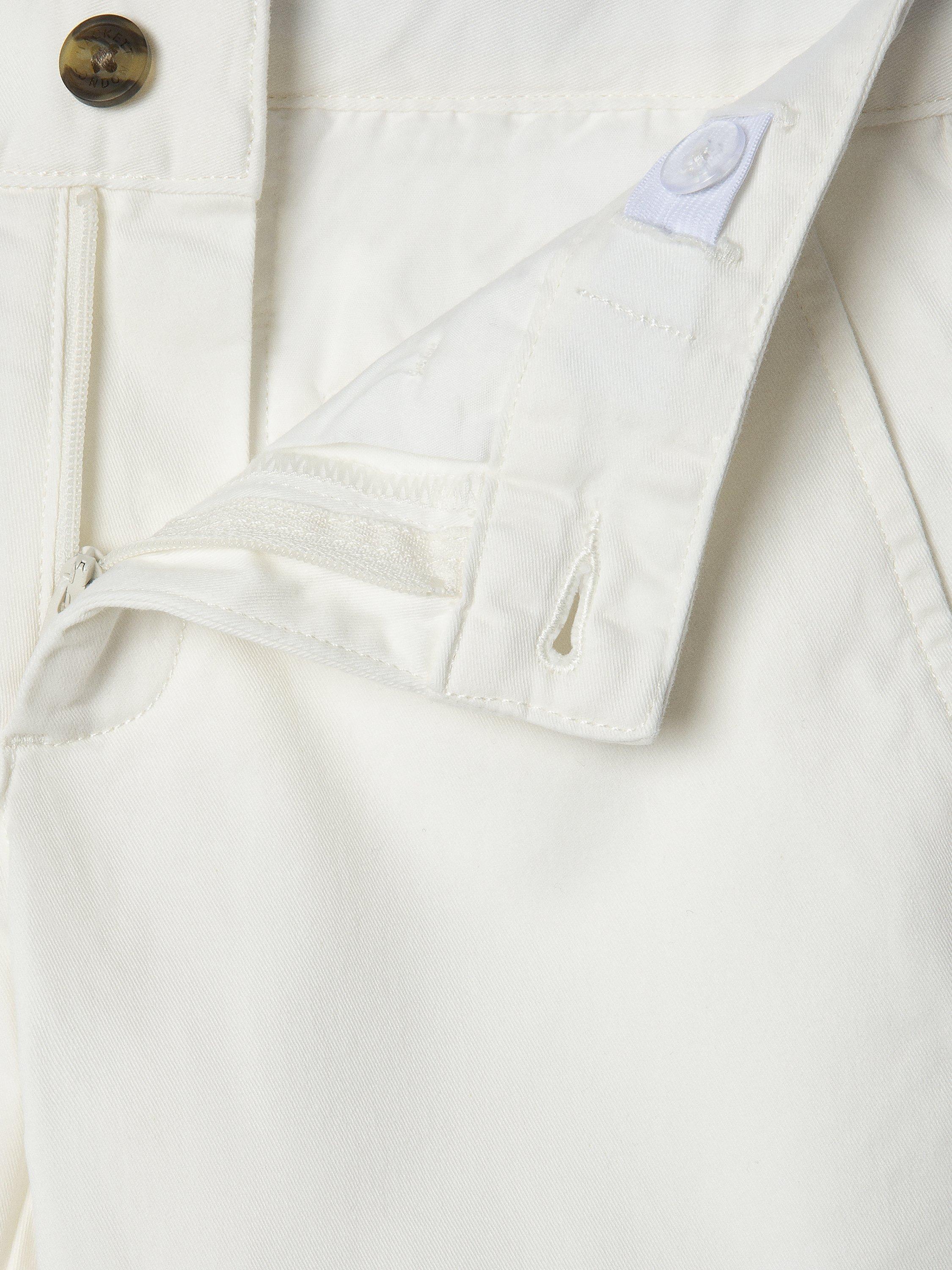 Product image 3 of 4, which shows Hackett London Kids' Cotton Twill Regular Fit Chino Shorts, Off White, 2 years