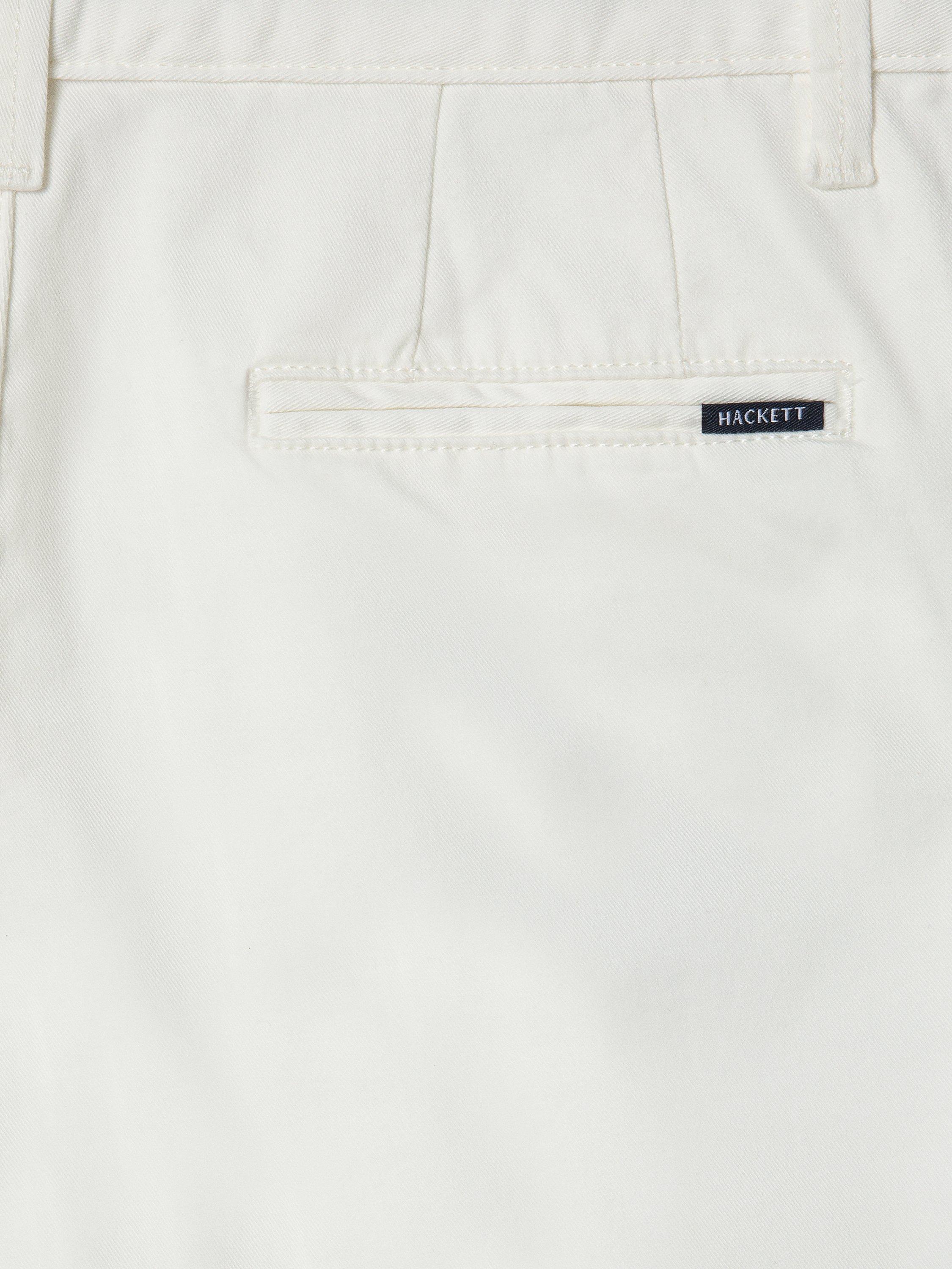 Product image 4 of 4, which shows Hackett London Kids' Cotton Twill Regular Fit Chino Shorts, Off White, 2 years