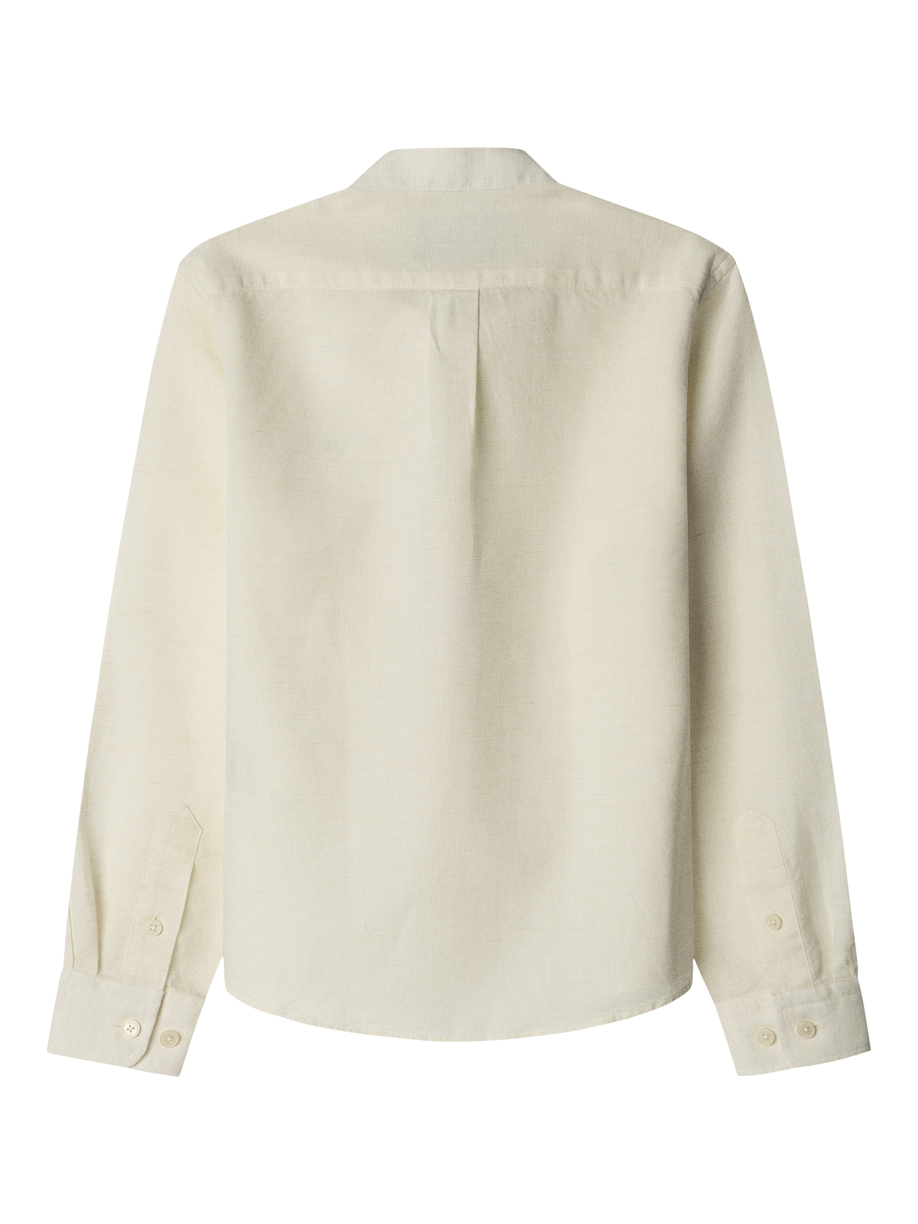 Product image 2 of 4, which shows Hackett London Kids' Cotton-Linen Porter Collar Shirt, Optic White, 15 years