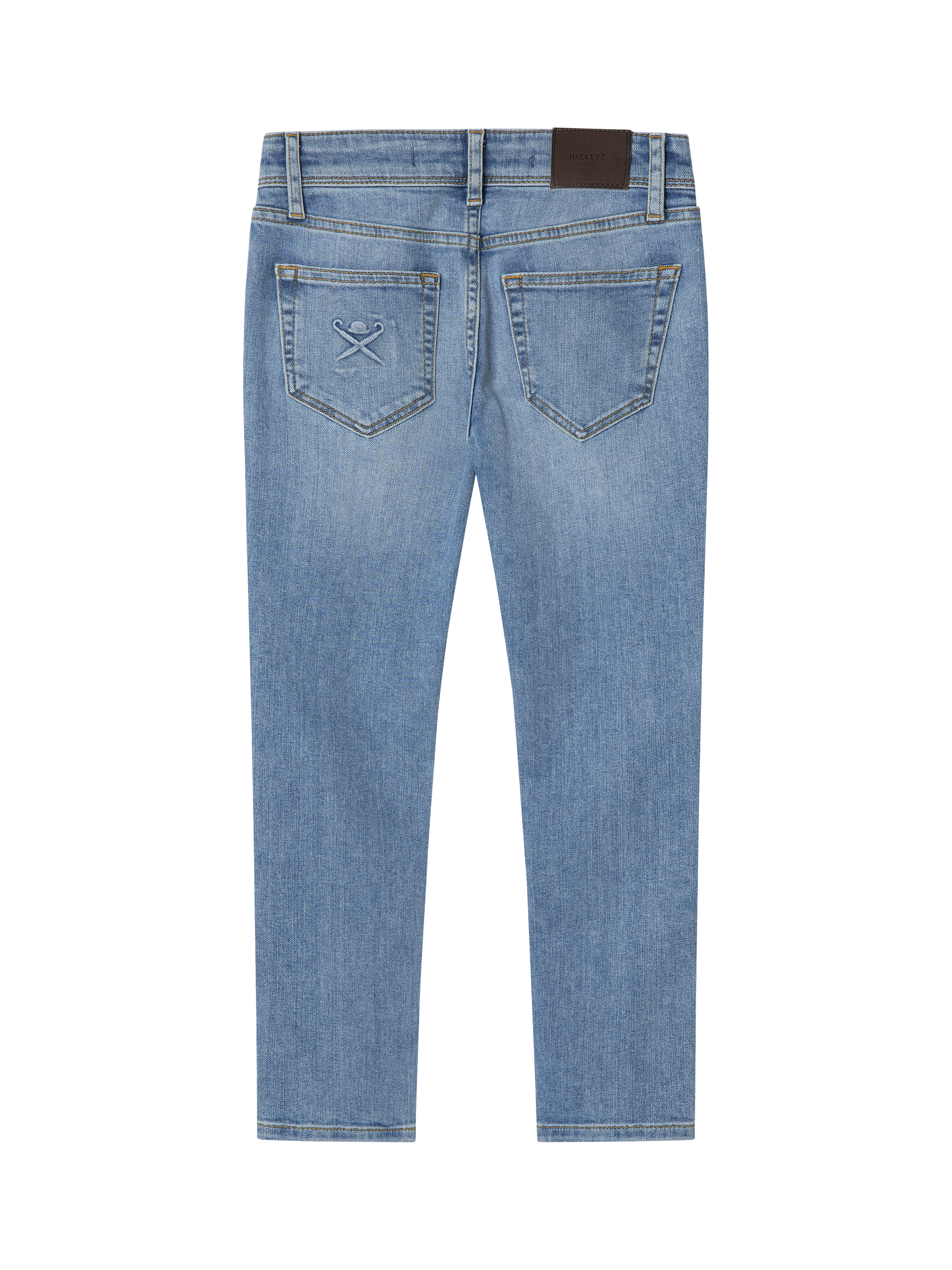 Product image 2 of 4, which shows Hackett London Kids' Slim Fit Jeans, Denim, 2 years
