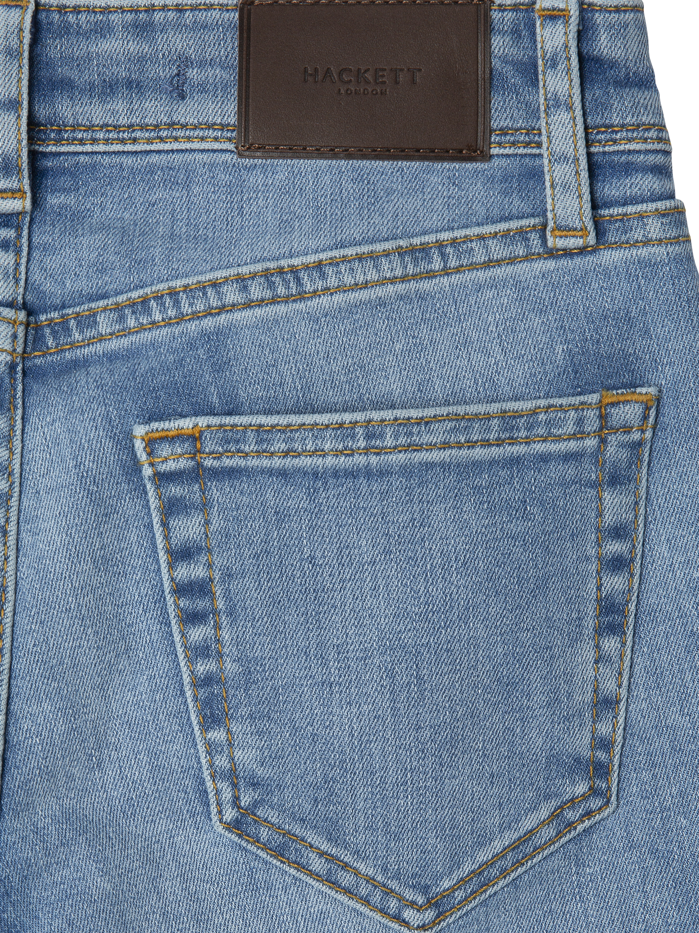 Product image 4 of 4, which shows Hackett London Kids' Slim Fit Jeans, Denim, 2 years