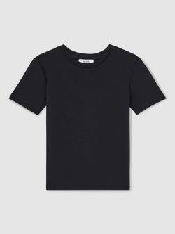 Reiss Kids' Bradley Crew Neck T-Shirt, Navy