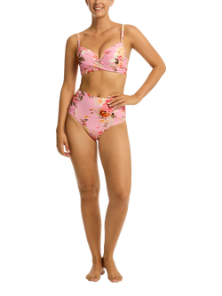 Sea Level Rosewood High Waist Bikini Bottoms, Pink, Pink