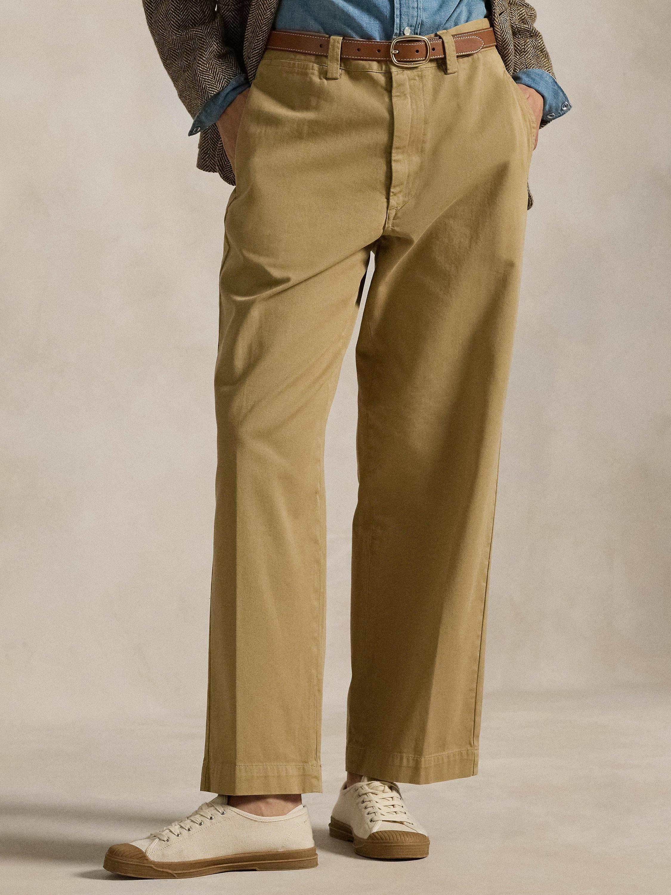 Product image 2 of 4, which shows Polo Ralph Lauren Straight Chinos, Khaki, 16