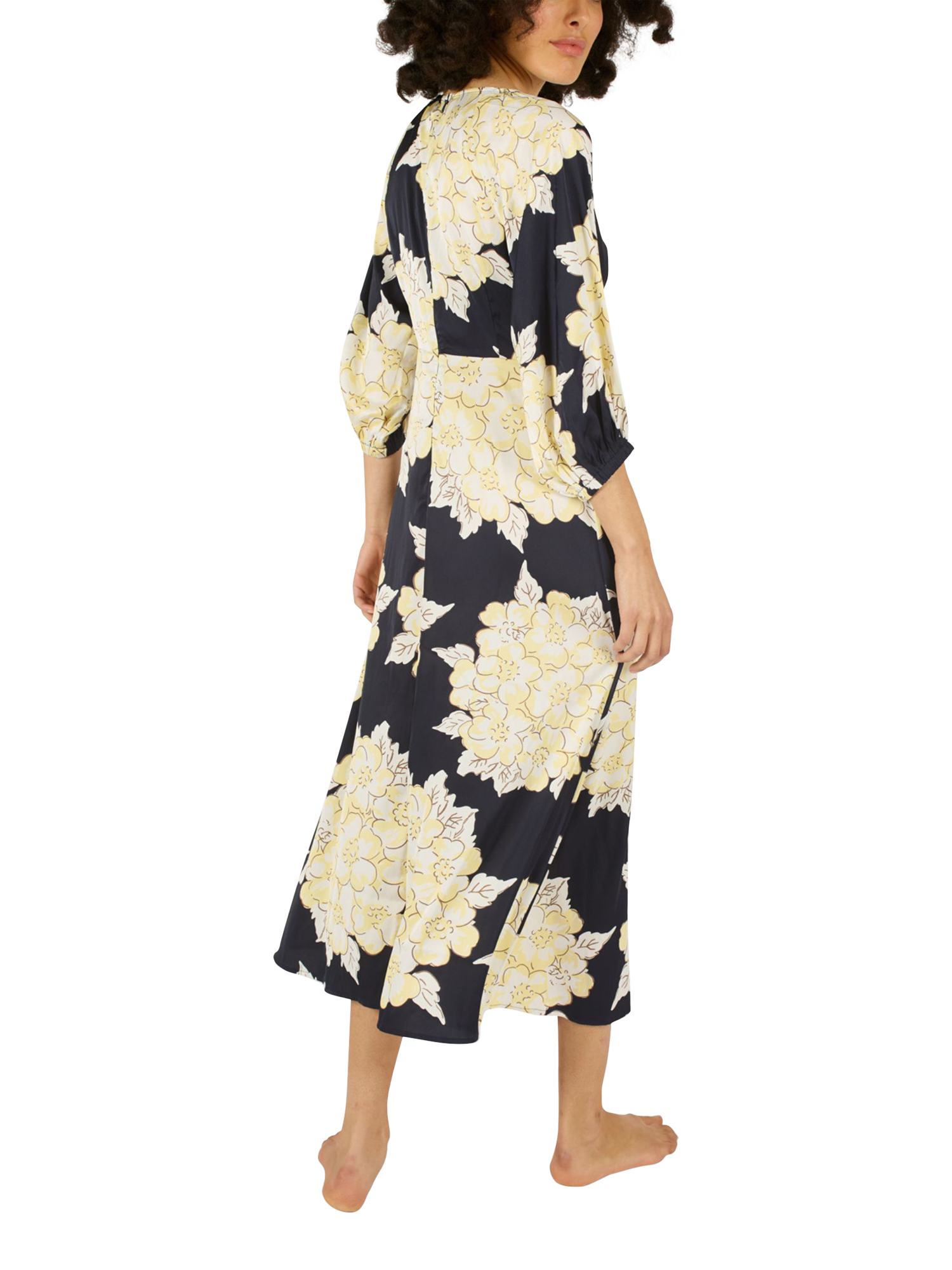 Product image 3 of 6, which shows Traffic People Gloria Blooming Lovely Dress, Navy, XS