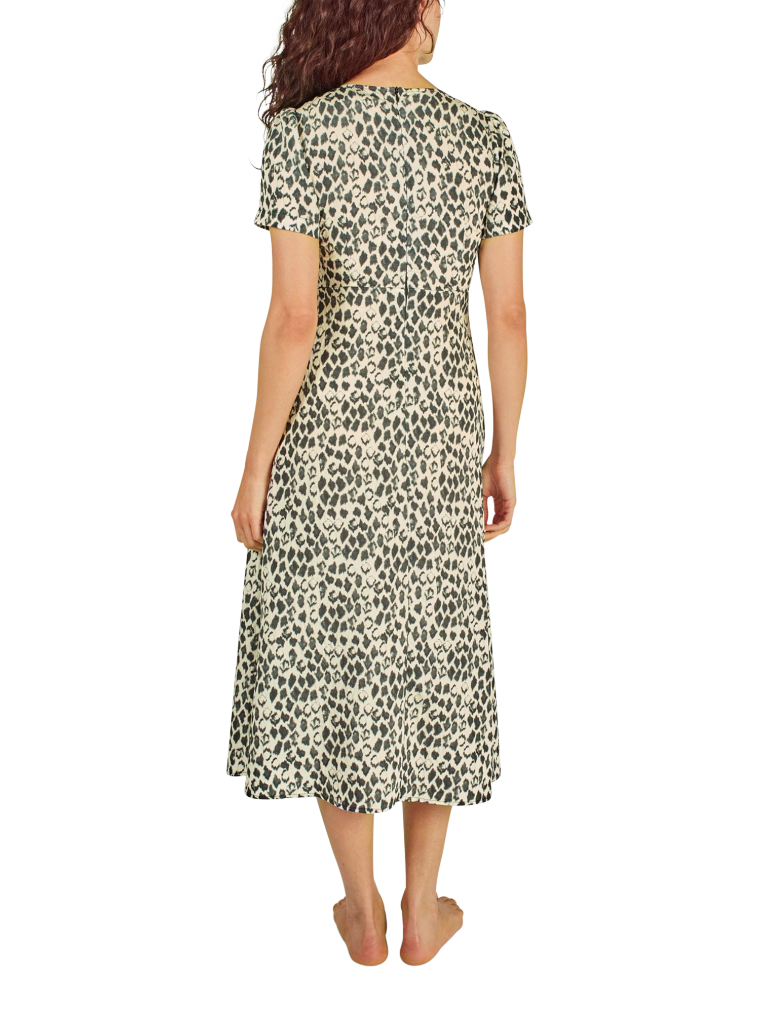 Product image 3 of 6, which shows Traffic People Bonnie Tropical Malady Dress, Black, XS