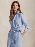 Polo Ralph Lauren Oxford Cotton Belted Shirt Dress, Bsr Blue
