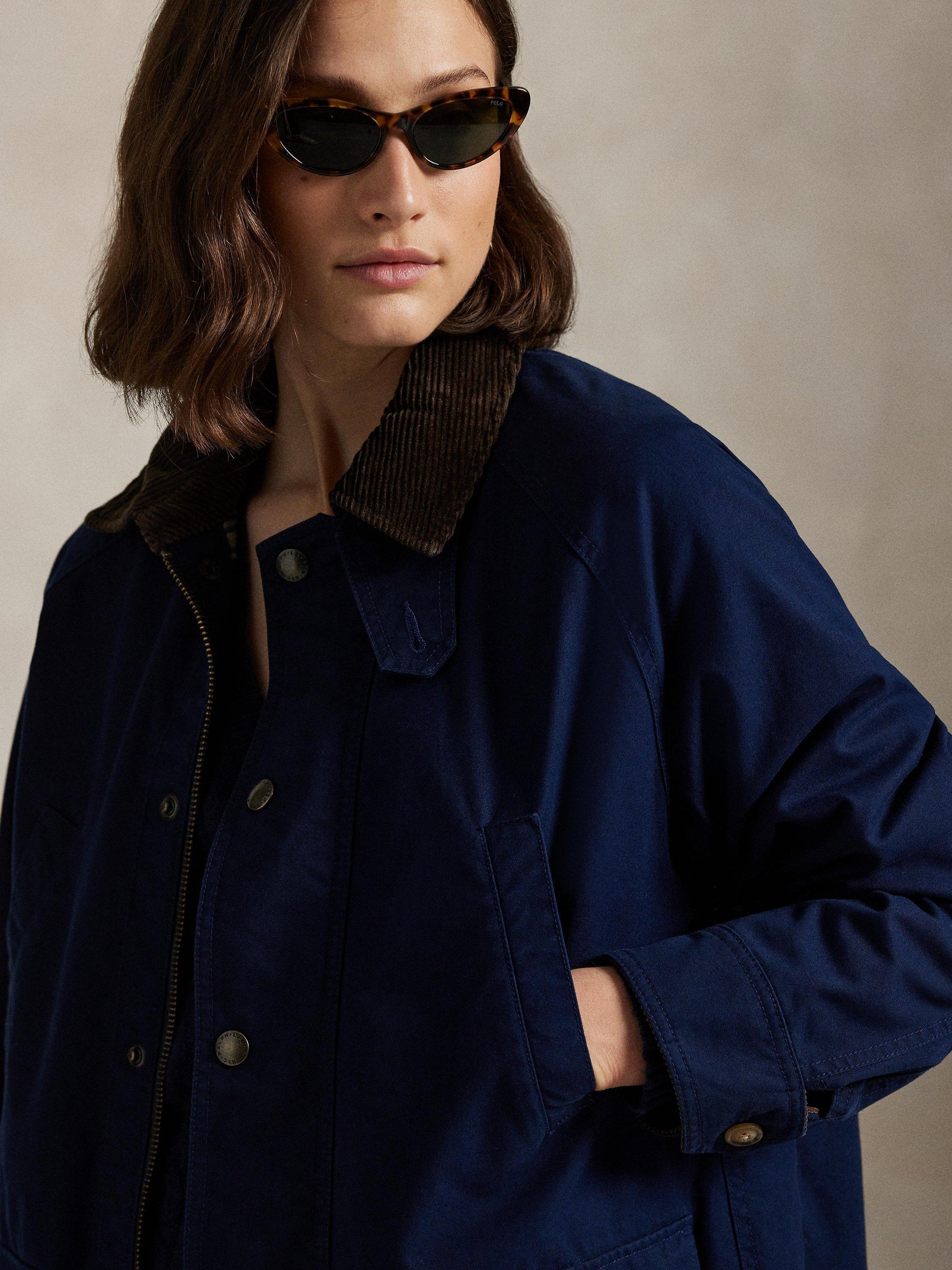 Product image 3 of 5, which shows Ralph Lauren Cotton Aviator Field Jacket, Navy, XL