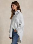 Polo Ralph Lauren Big Oxford Stripe Shirt, White/Blue