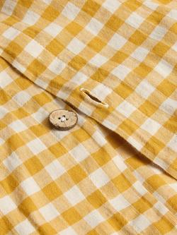Piglet in Bed Gingham Linen Blend Bedding - view 2, Honey Gingham