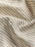 Piglet in Bed Oatmeal Stripe Linen Bedding