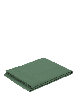 Piglet in Bed Linen Blend Flat Sheet - view 2, Elm Green