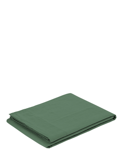 Piglet in Bed Linen Blend Flat Sheet - view 2, Elm Green