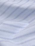 Piglet in Bed Washed Cotton Percale Favourite Shirt Stripe Fitted Sheet