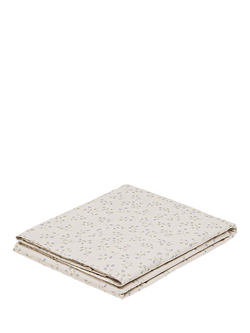 Piglet in Bed Spring Sprig Cotton Flat Sheet, Spring Sprig