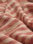 Piglet in Bed Pembroke Stripe Linen Flat Sheet