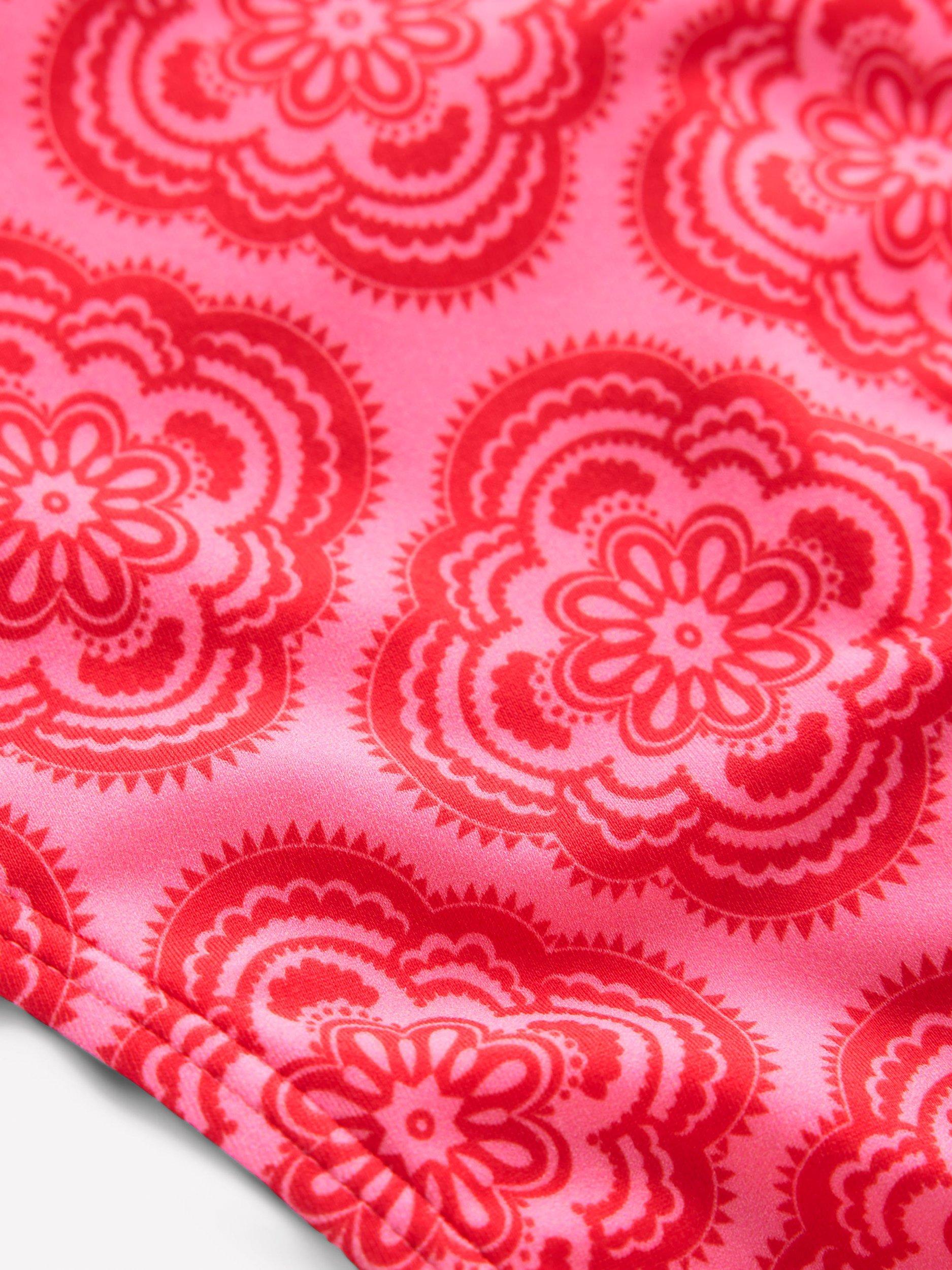 Product image 6 of 6, which shows Boden Tie Side Bikini, Pink Rose/Blush, 10