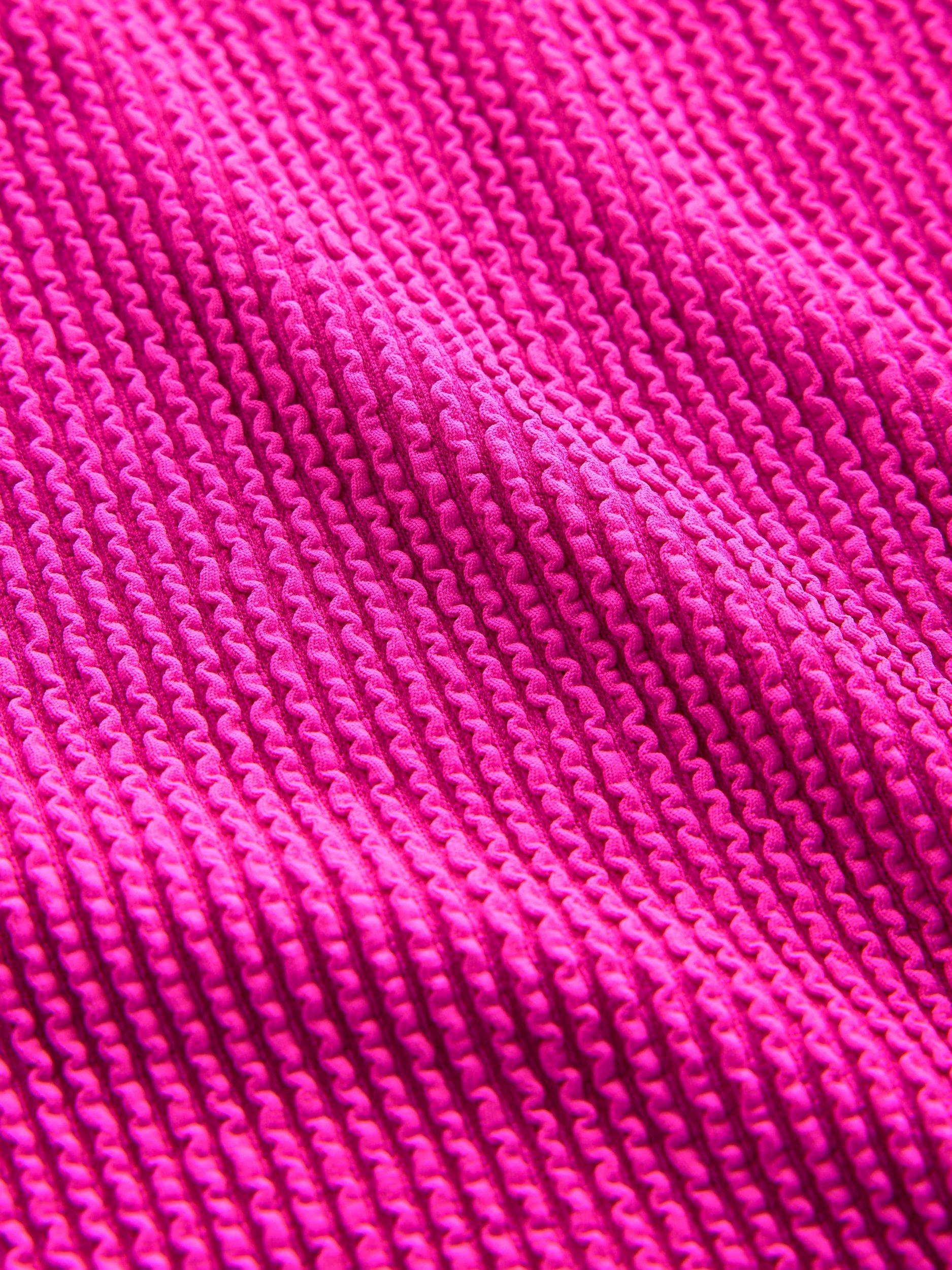 Product image 6 of 6, which shows Boden One Shoulder Swimsuit, Amazing Pink, 10