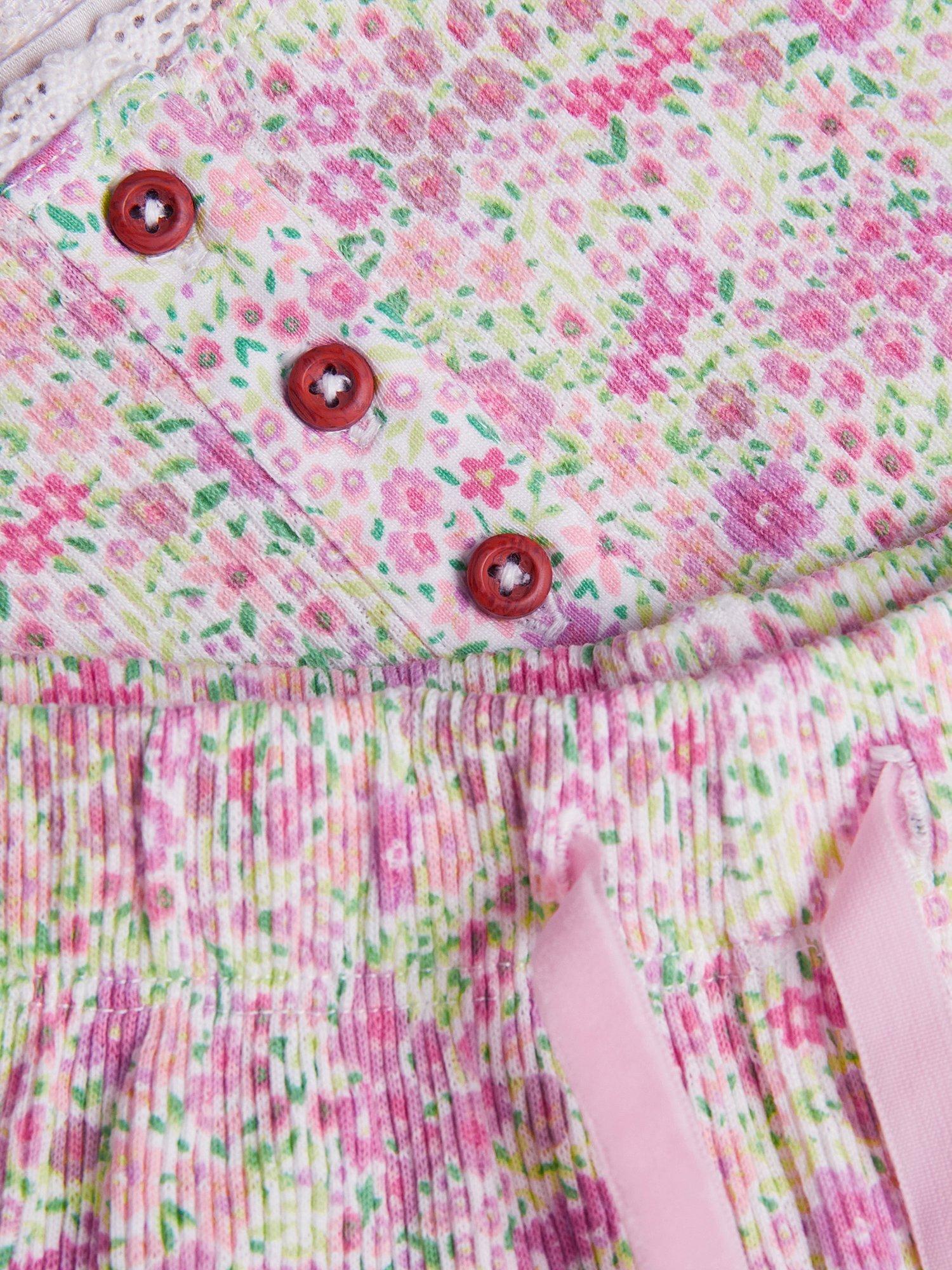 Product image 3 of 3, which shows Monsoon Kids' Short Pyjamas Set, Cream, 2-3 years