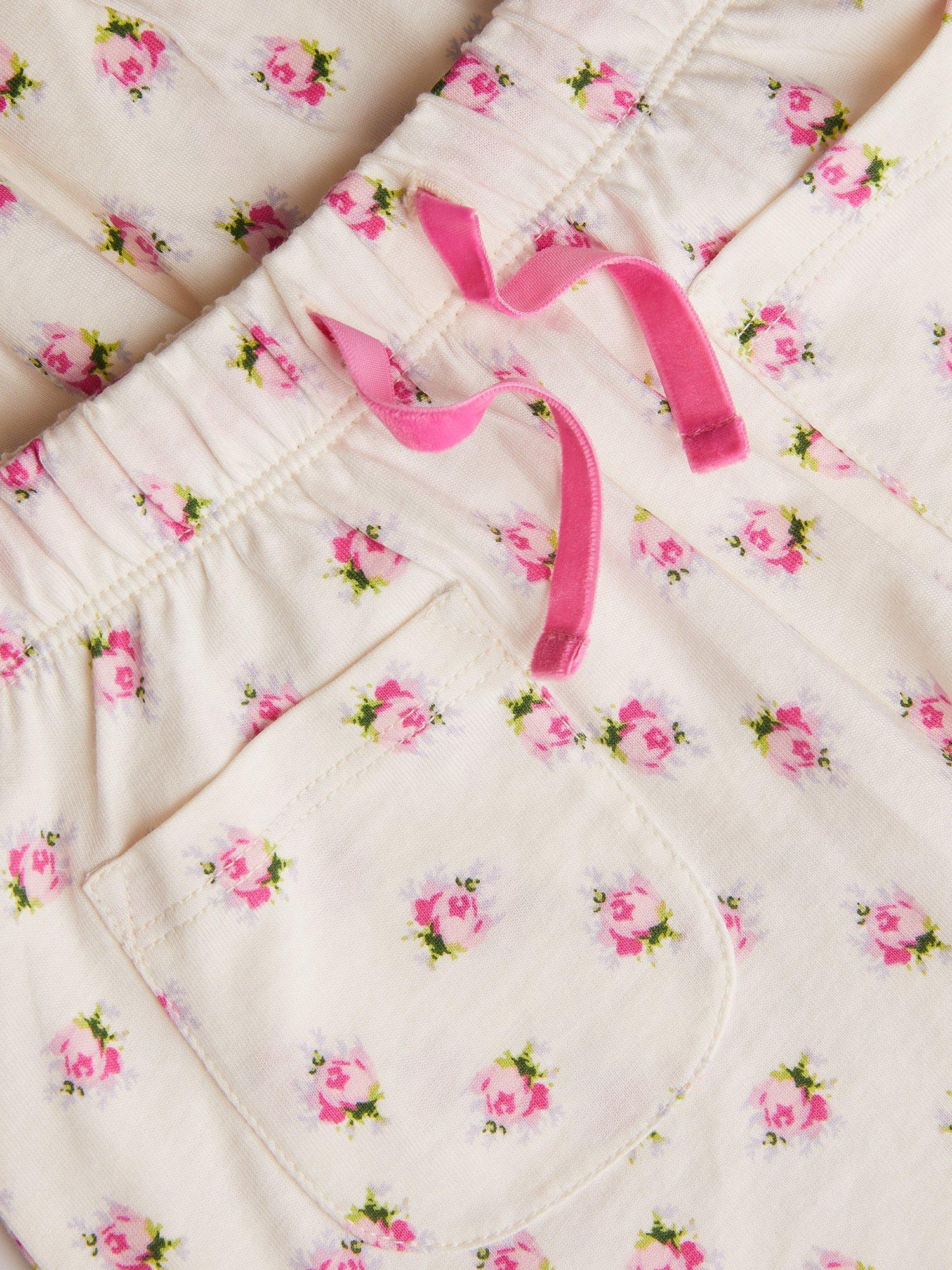 Product image 3 of 3, which shows Monsoon Kids' Short Pyjamas Set, Pink, 2-3 years