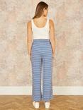Yumi Scallop Trim Knit Vest Top, White