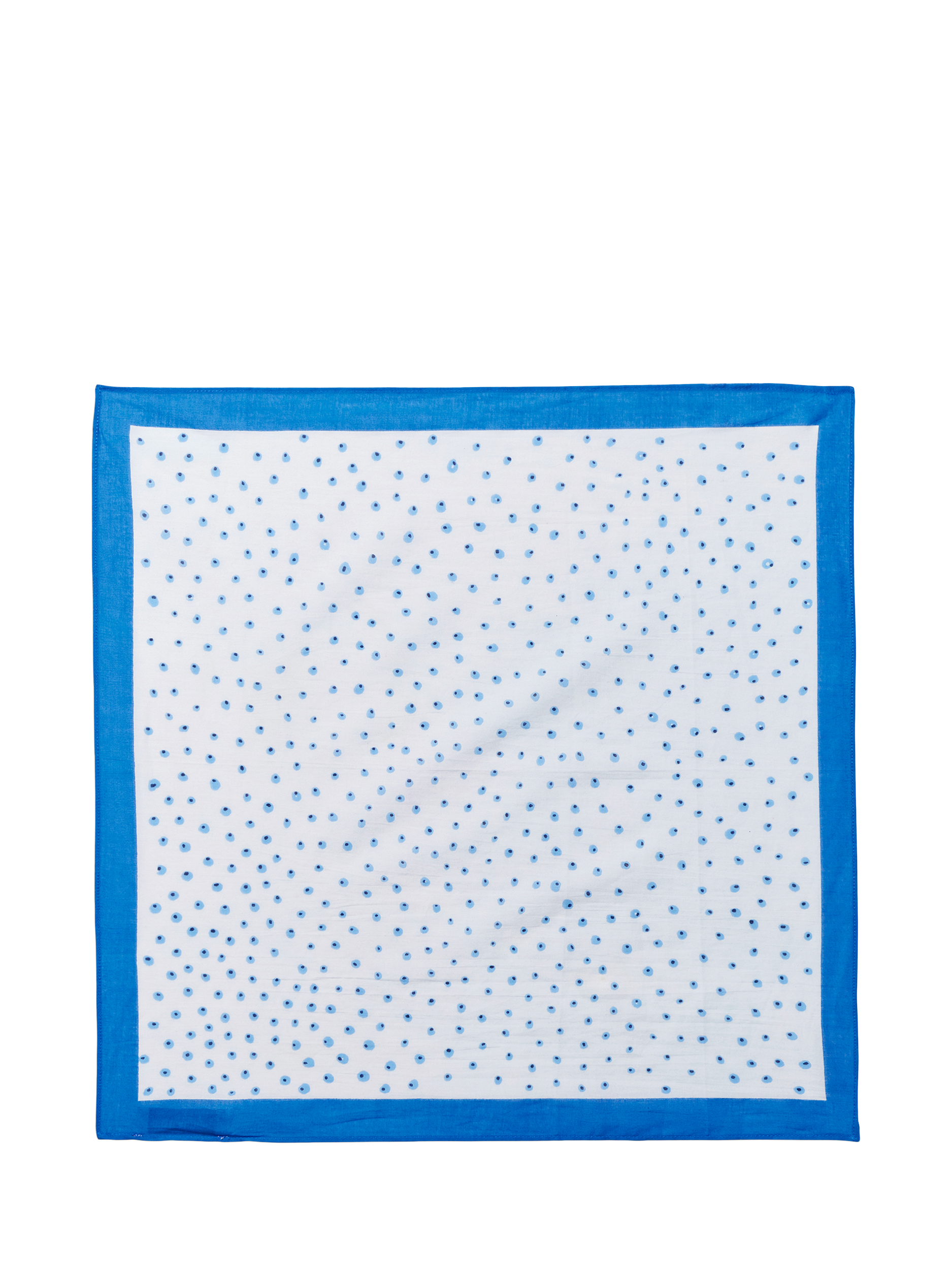 Lollys Laundry Dot Square Scarf, Light Blue