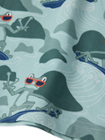 Polarn O. Pyret Kids' Frog Print T-Shirt, Blue