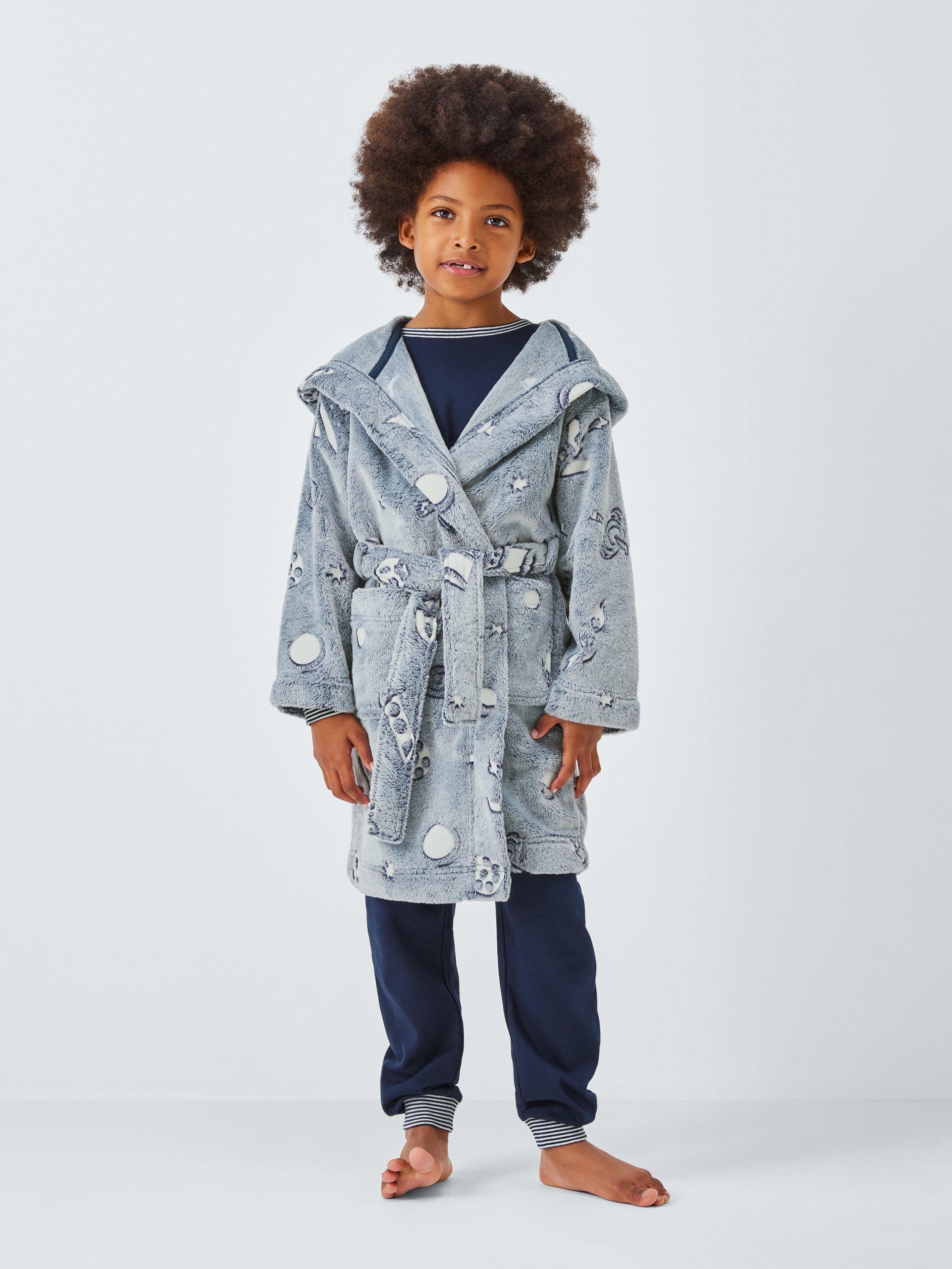 grey childrens dressing gown Personalised Kids Dressing Gown Robe | Embroidered Name | Baby Toddler Robe  Pyjama | Soft Hooded Bathrobe | Kids Baby Housecoat With Name
