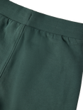 Polarn O. Pyret Kids' Organic Cotton Jogger Shorts, Green