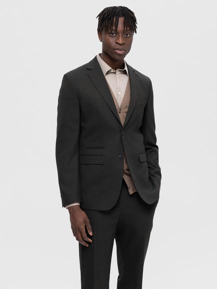 Selected Neil Slim Fit Single Breasted Suit Jacket, Dark Green, Dark Green