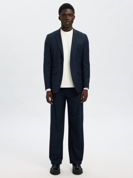 Selected Neil Single Breasted Blazer - view 2, Navy Check