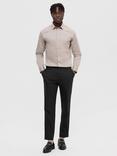 Selected Neil Tailored Fit Wool Blend Suit Trousers, Dark Green