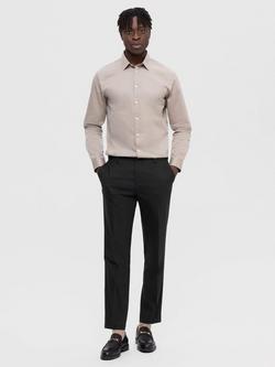 Selected Neil Tailored Fit Wool Blend Suit Trousers, Dark Green - view 2, Dark Green