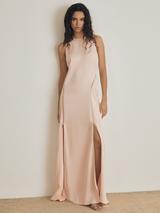 Reiss Atelier Leanna Zip Detail Dress, Pink