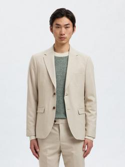 Selected Max Lano Blazer Oatmeal, Oatmeal