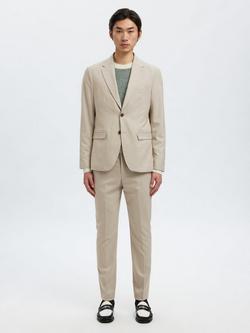 Selected Max Lano Blazer Oatmeal - view 2, Oatmeal