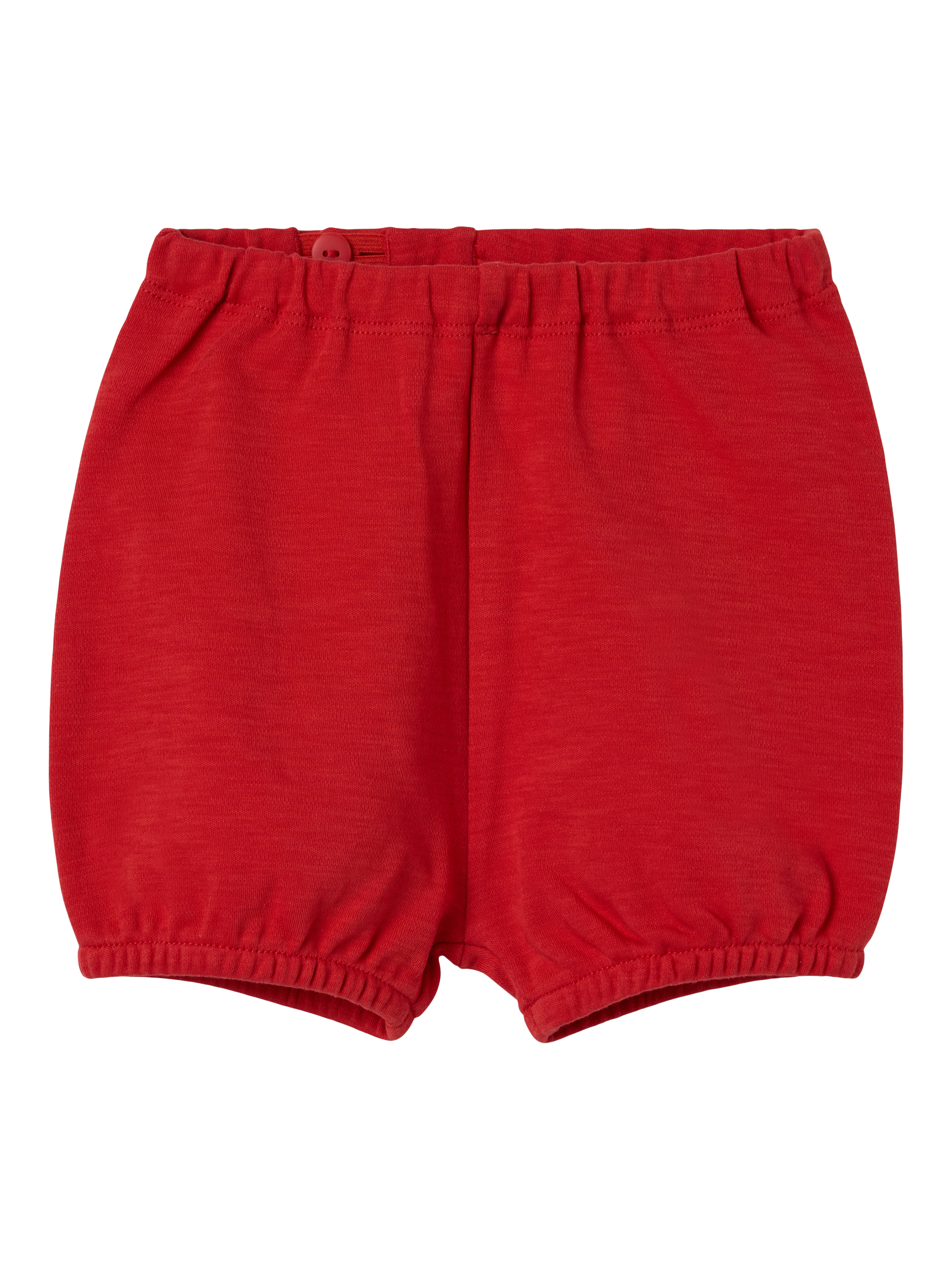 Product image 1 of 2, which shows Polarn O. Pyret Baby Organic Cotton Shorts, Red, 2-4 months