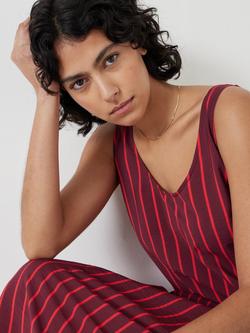 HUSH Sophie Scoop Neck Sleeveless Maxi Dress - view 2, Maroon/Red