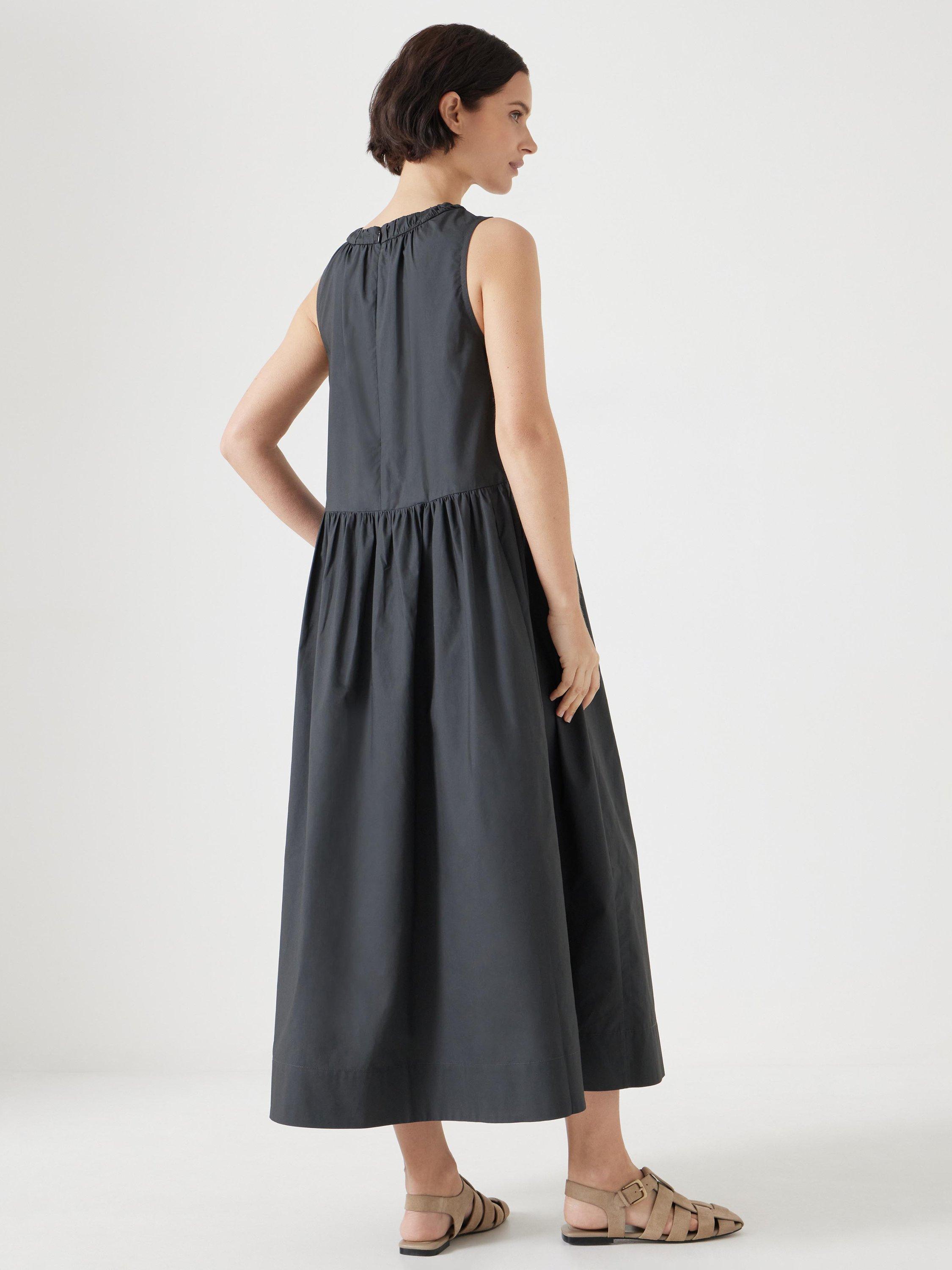 Product image 3 of 5, which shows HUSH Sleeveless Maxi Dress, Washed Black, 6R